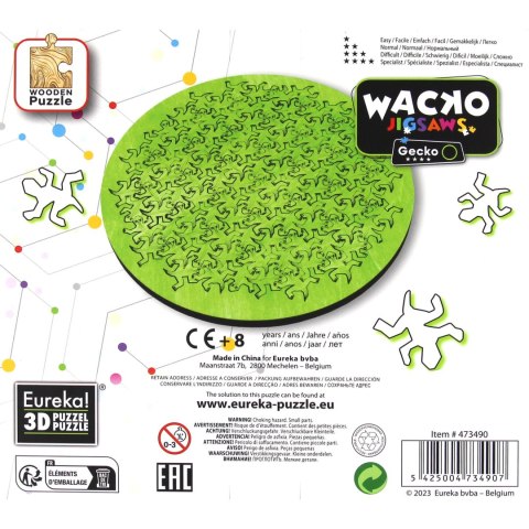 Łamigłówka WACKO - Gecko - poziom 4/4 Eureka 3D