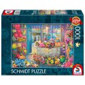 PQ Puzzle 1000 el. Kwiaciarnia Schmidt - puzzle