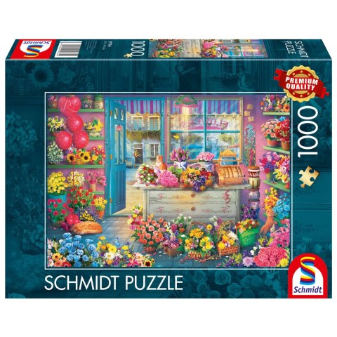 PQ Puzzle 1000 el. Kwiaciarnia Schmidt - puzzle