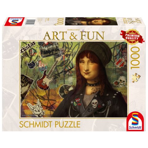 PQ Puzzle 1000 el. MARKUS BINZ Mona Lisa 2024 Schmidt - puzzle