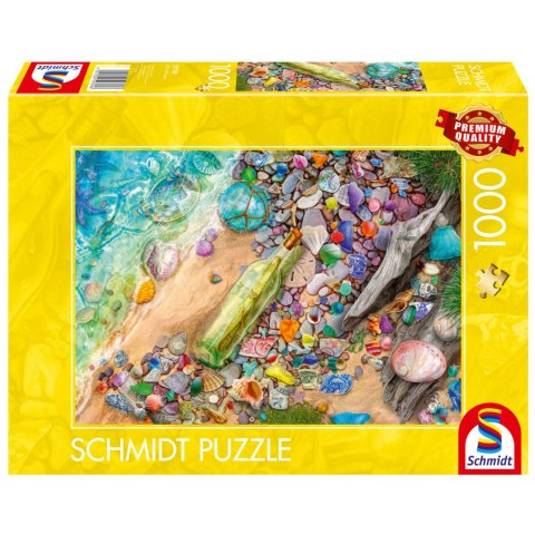PQ Puzzle 1000 el. Skarby z plaży Schmidt - puzzle
