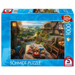 PQ Puzzle 1000 el. Śniadanie na świeżym powietrzu Schmidt - puzzle