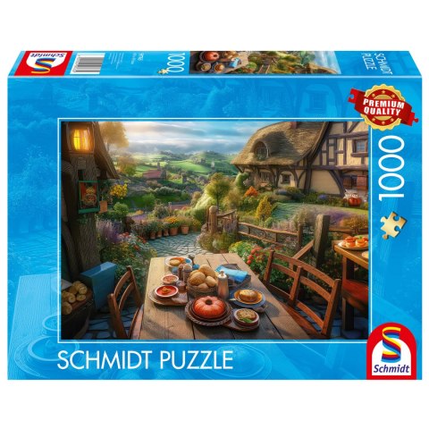PQ Puzzle 1000 el. Śniadanie na świeżym powietrzu Schmidt - puzzle