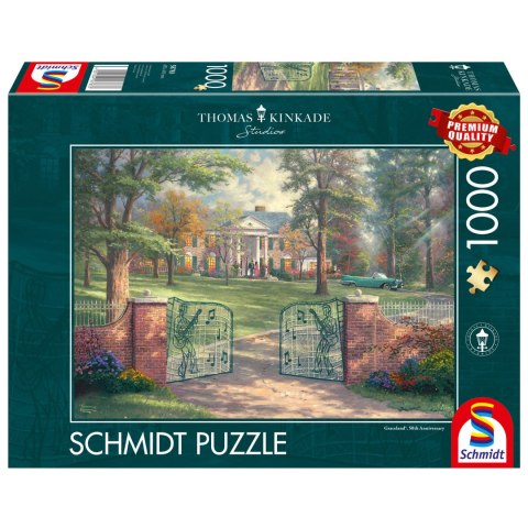 PQ Puzzle 1000 el. THOMAS KINKADE Graceland latem Schmidt - puzzle