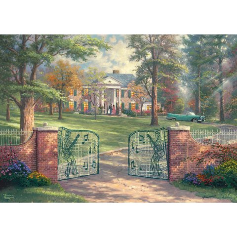 PQ Puzzle 1000 el. THOMAS KINKADE Graceland latem Schmidt - puzzle