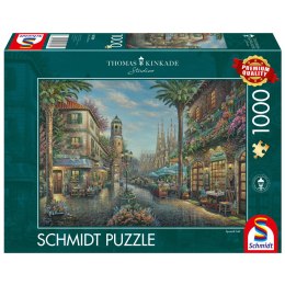 PQ Puzzle 1000 el. THOMAS KINKADE Hiszpańska uliczka Schmidt - puzzle