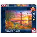 PQ Puzzle 2000 el. Spacer w pobliżu Golden Gate / USA Schmidt - puzzle
