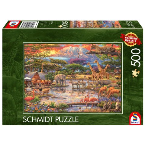PQ Puzzle 500 el. Raj pod Kilimandżaro Schmidt - puzzle