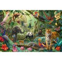 Puzzle 100 el. Kolorowa dżungla Schmidt - puzzle