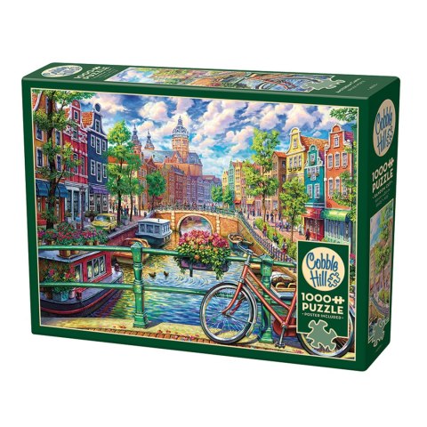 Puzzle 1000 el. Amsterdam / Niderlandy Cobble Hill