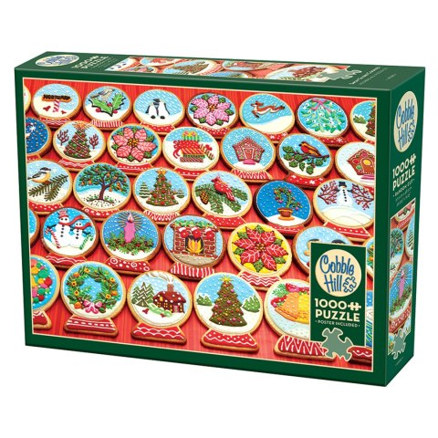 Puzzle 1000 el. Ciasteczka w kształcie śnieżnej kuli Cobble Hill