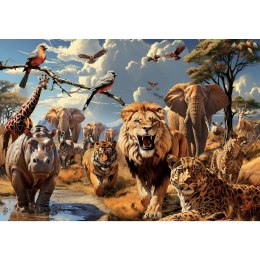 Puzzle 1000 el. Dzikie zwierzęta Educa