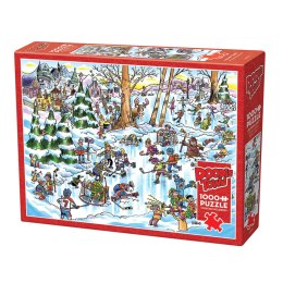 Puzzle 1000 el. Hokejowe miasteczko Cobble Hill