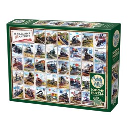 Puzzle 1000 el. Kolej w Stanach Zjednoczonych Cobble Hill