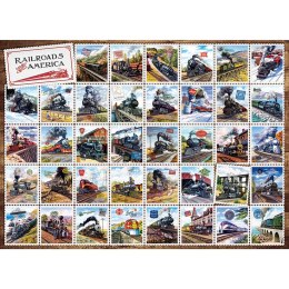 Puzzle 1000 el. Kolej w Stanach Zjednoczonych Cobble Hill