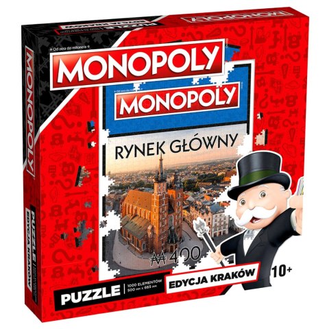 Puzzle 1000 el. Monopoly: Kraków (Rynek Główny) Winning Moves