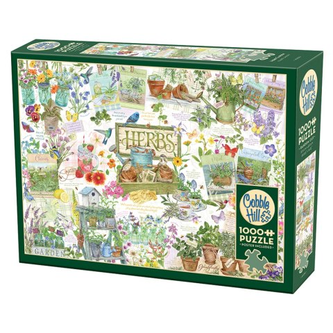 Puzzle 1000 el. Poradnik ziołowy Cobble Hill