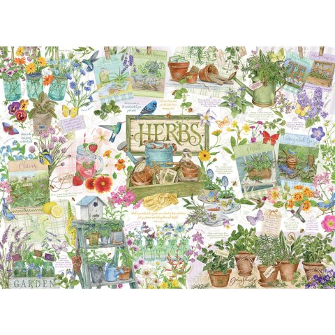 Puzzle 1000 el. Poradnik ziołowy Cobble Hill