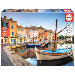Puzzle 1000 el. Port w Martigues / Francja Educa