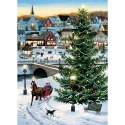 Puzzle 1000 el. Świąteczna panorama Cobble Hill