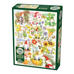 Puzzle 1000 el. Szczęśliwy rok skrzata Cobble Hill