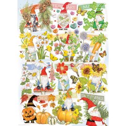 Puzzle 1000 el. Szczęśliwy rok skrzata Cobble Hill