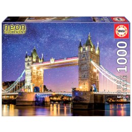 Puzzle 1000 el. Tower Bridge / Londyn / Anglia (fluorescencyjne) Educa