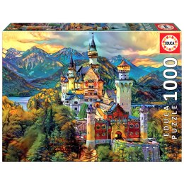 Puzzle 1000 el. Zamek Neuschwanstein / Niemcy Educa