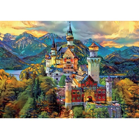 Puzzle 1000 el. Zamek Neuschwanstein / Niemcy Educa