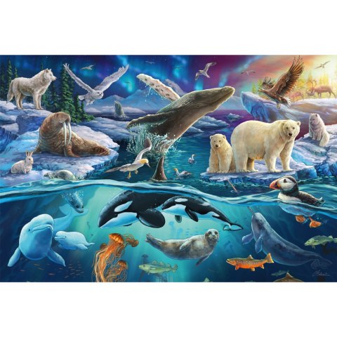 Puzzle 150 el. Arktyczne zwierzęta Schmidt - puzzle