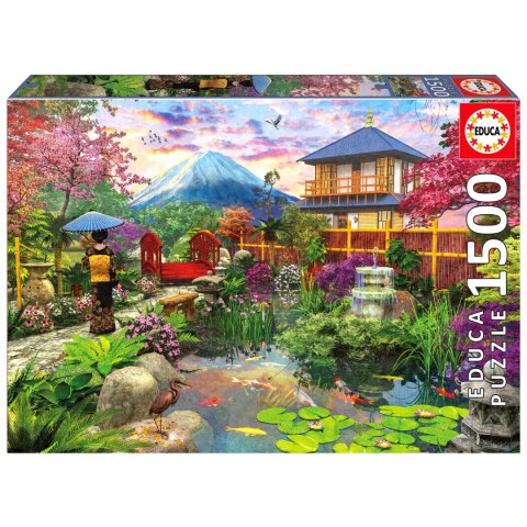 Puzzle 1500 el. Japoński ogród Educa