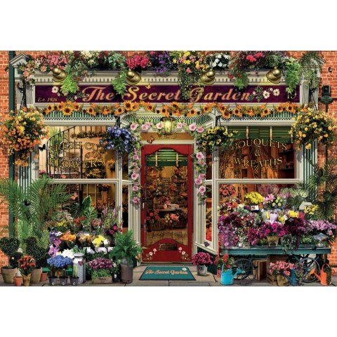 Puzzle 1500 el. Kwiaciarnia Educa