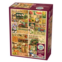 Puzzle 2000 el. Cztery pory roku Cobble Hill