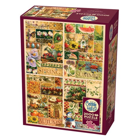 Puzzle 2000 el. Cztery pory roku Cobble Hill