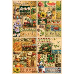 Puzzle 2000 el. Cztery pory roku Cobble Hill