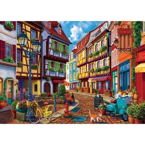 Puzzle 2000 el. Kolorowa uliczka Educa