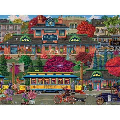 Puzzle 275 el. Stacja kolejowa Cobble Hill