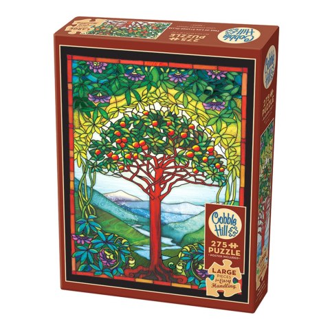 Puzzle 275 el. Witraż: Drzewo życia Cobble Hill