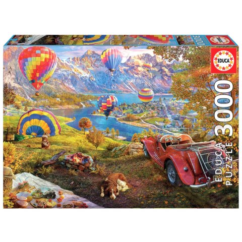 Puzzle 3000 el. Start balonów Educa
