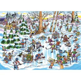Puzzle 350 el. Hokejowe miasteczko Cobble Hill