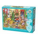 Puzzle 350 el. Jak złapać Świętego Mikołaja? Cobble Hill