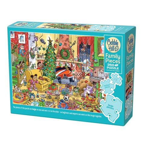 Puzzle 350 el. Jak złapać Świętego Mikołaja? Cobble Hill