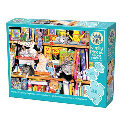 Puzzle 350 el. Kocie opowieści Cobble Hill