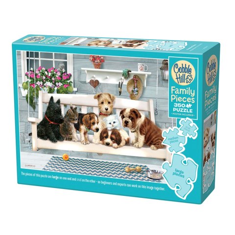 Puzzle 350 el. Koledzy z werandy Cobble Hill