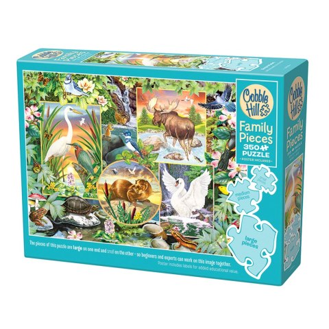 Puzzle 350 el. Magiczna rzeka Cobble Hill