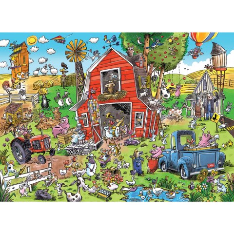 Puzzle 350 el. Wiejskie szaleństwo Cobble Hill