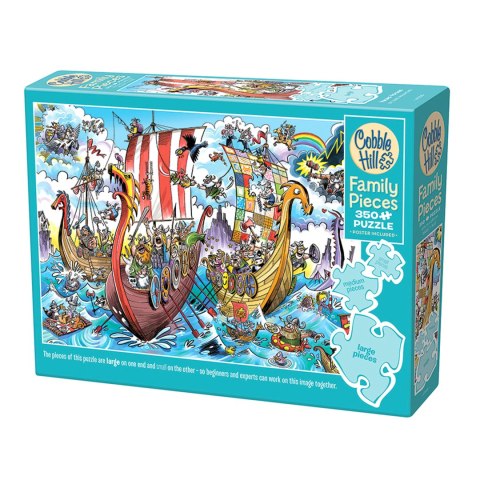 Puzzle 350 el. Wyprawa wikingów Cobble Hill