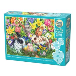 Puzzle 350 el. Zajączki wielkanocne Cobble Hill