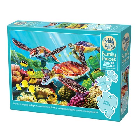 Puzzle 350 el. Żółwie morskie Cobble Hill