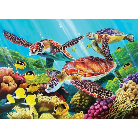 Puzzle 350 el. Żółwie morskie Cobble Hill